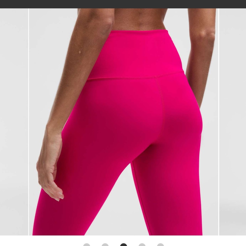 lululemon Wunder Train High-RiseTights in Passionate Pink-Size 8-NWT - Picture 3 of 9